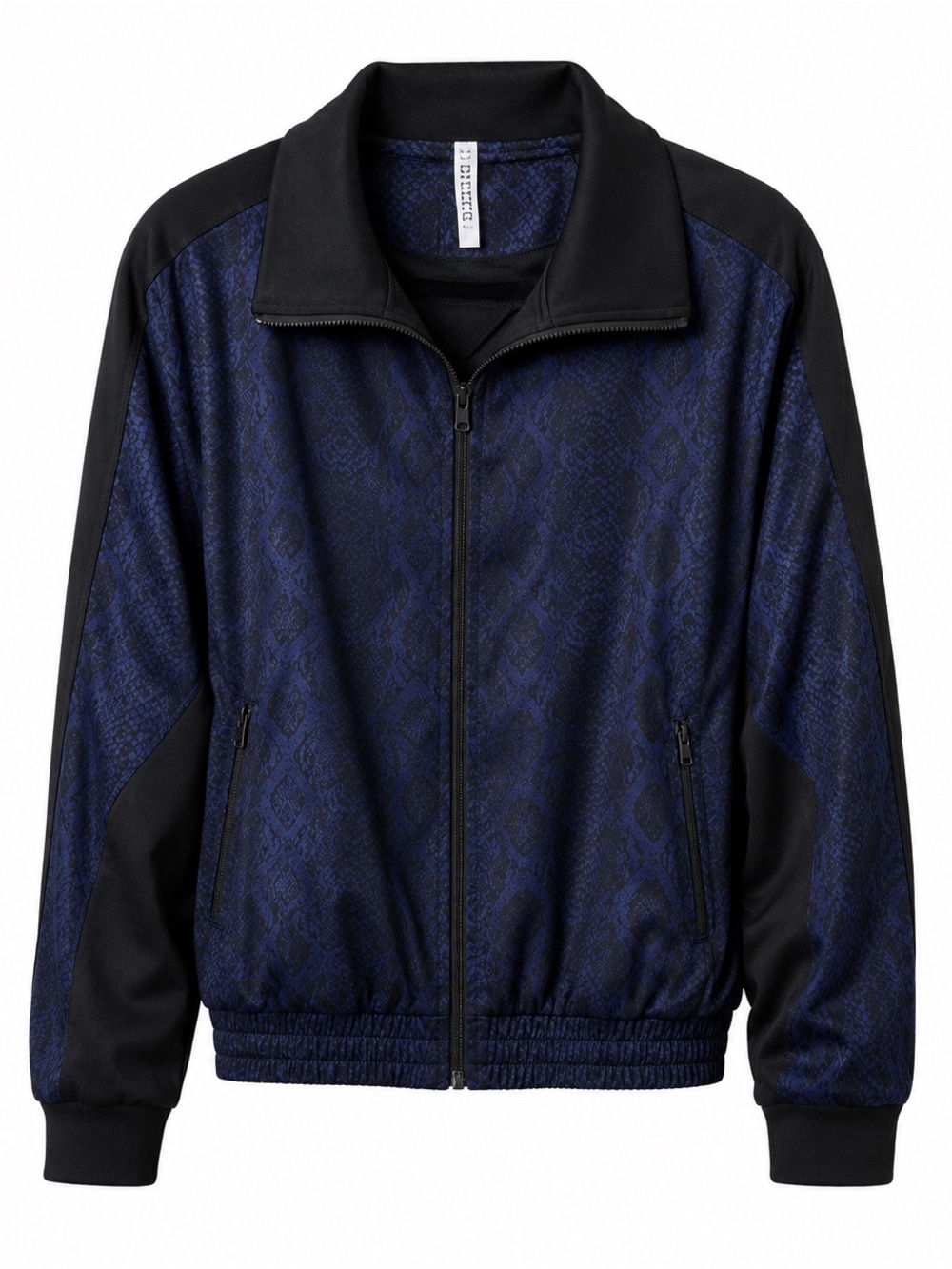 Athleta Brooklyn Print Track Bomber Jacket Women's Size XL